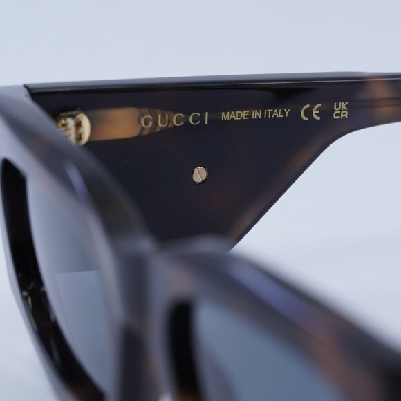 ?️ New Gucci GG1664S 003 Sunglasses - Havana Frame, Light Grey Lenses main image 4